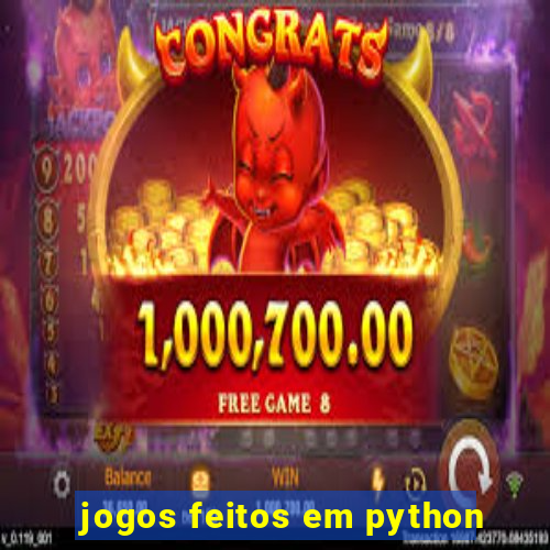 jogos feitos em python